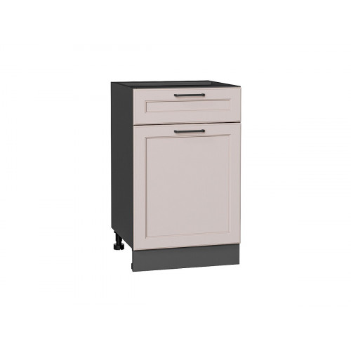816*500*484 Шкаф нижний с 1-ой дверцей и ящиком Барселона Кашемир/Graphite