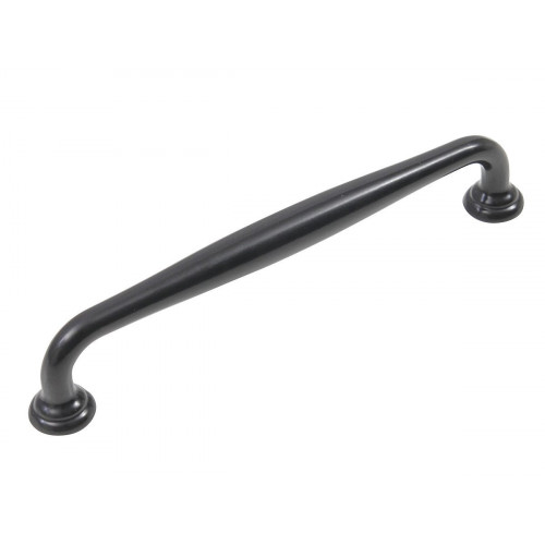 Ручка скоба мебельная URSULA RS433BL.4 BL Матовый черный 160