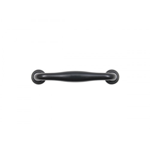 Ручка скоба мебельная URSULA RS433BL.4 BL Матовый черный 96