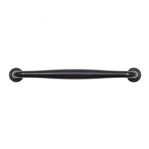 Ручка скоба мебельная URSULA RS433BL.4 BL Матовый черный 160