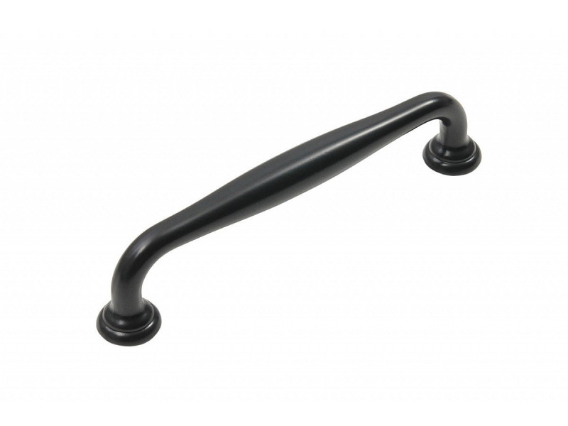 Ручка скоба мебельная URSULA RS433BL.4 BL Матовый черный 96