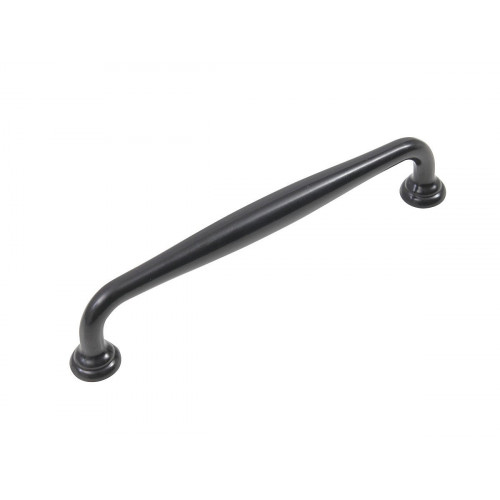 Ручка скоба мебельная URSULA RS433BL.4 BL Матовый черный 128