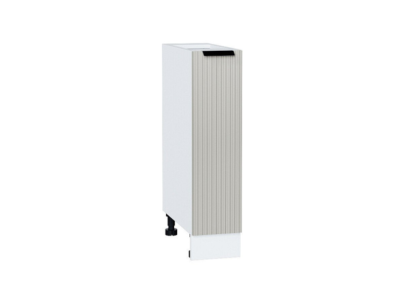 816*200* Шкаф нижний бутылочница Евро Лайн Агат Белый