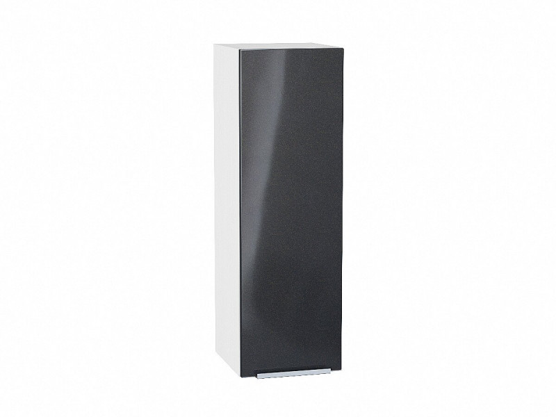 920*300* Шкаф верхний с 1-ой дверцей Фьюжн Anthracite Белый