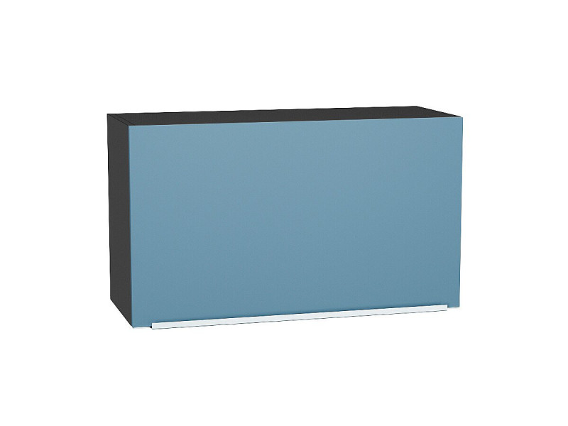460*800* Шкаф верхний горизонтальный Фьюжн Silky Blue Graphite