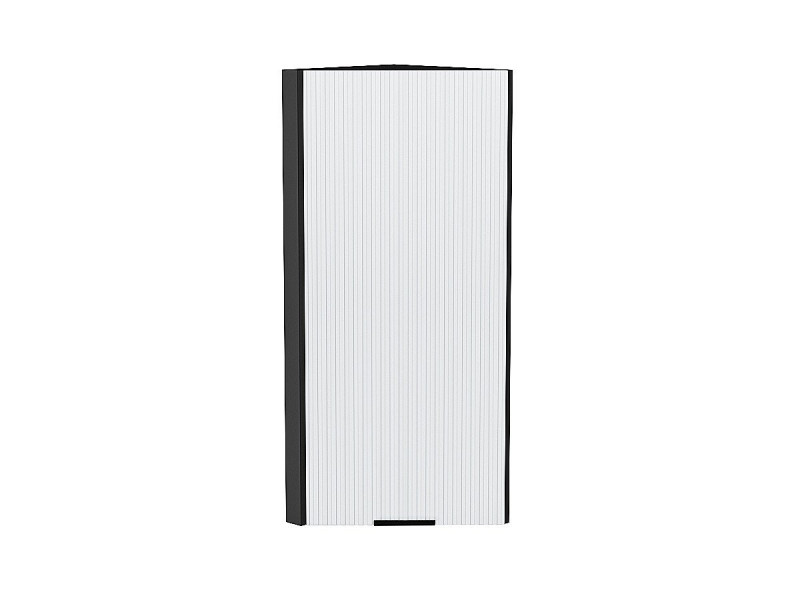 920*300*304 Шкаф верхний торцевой Евро Лайн Белый Graphite
