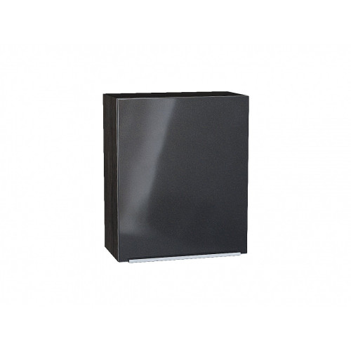 716*600* Шкаф верхний с 1-ой дверцей Фьюжн Anthracite Graphite