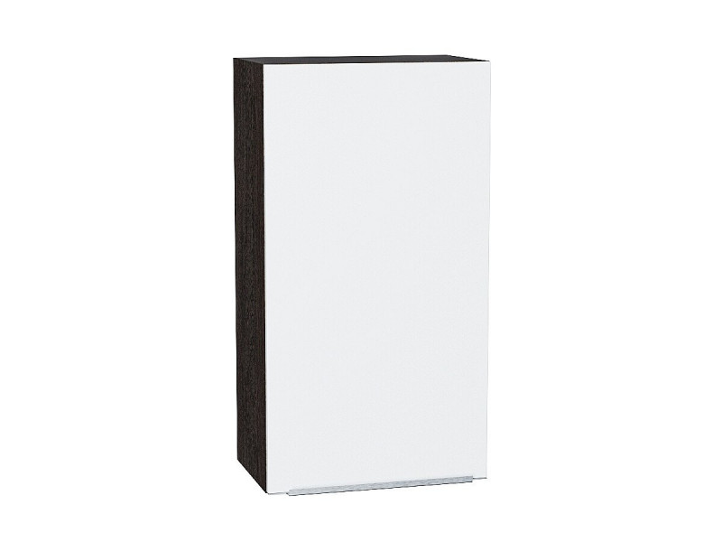 920*500* Шкаф верхний с 1-ой дверцей Фьюжн Silky White Graphite