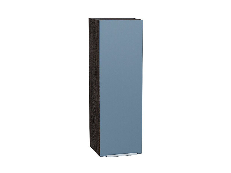920*300* Шкаф верхний с 1-ой дверцей Фьюжн Silky Blue Graphite