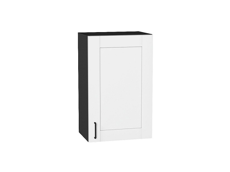 Кухня 716*450*Шкаф верхний с 1-ой дверцей Лофт Super White/Graphite