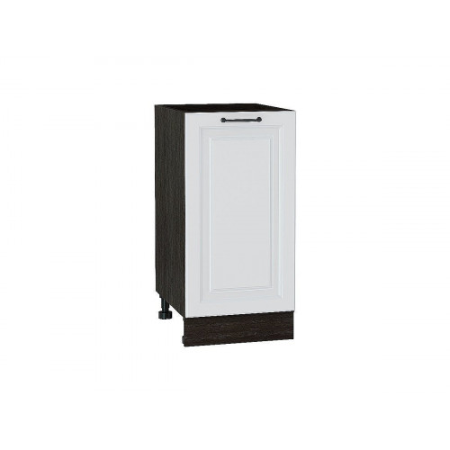 816*400* Шкаф нижний с 1-ой дверцей Ницца Blanco Graphite