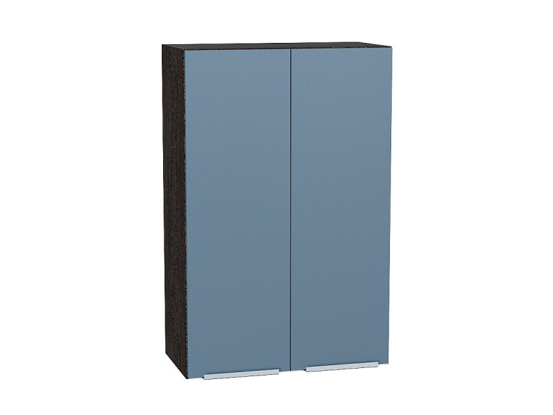 920*600* Шкаф верхний с 2-мя дверцами Фьюжн Silky Blue Graphite